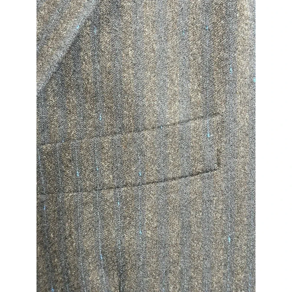 Tallia Men’s 100% Worsted/Laine Wool SZ 42 Waist 38 Pinstriped 3 Buttons Office